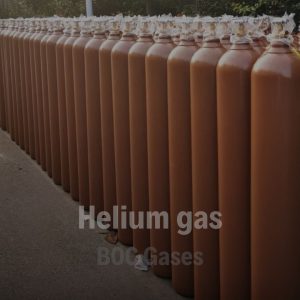 Helium gas cylinder