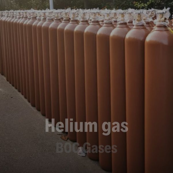 Helium gas cylinder