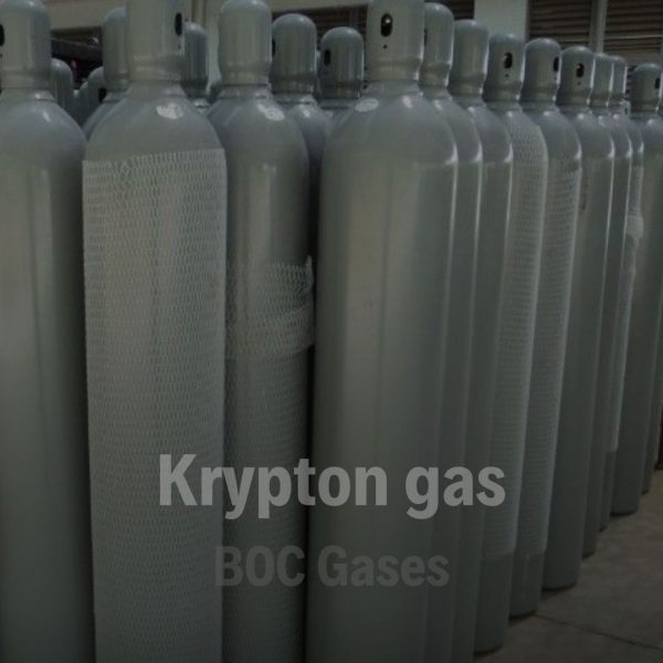 Krypton gas cylinder