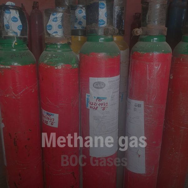 Methane gas cylinder