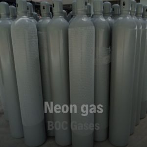 Neon gas cylinder